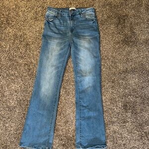 Sz 11 Women's wax Flare Jeans